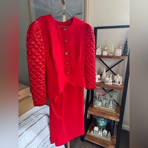 Miss Elliette Midi Skirt Suit- Size 14